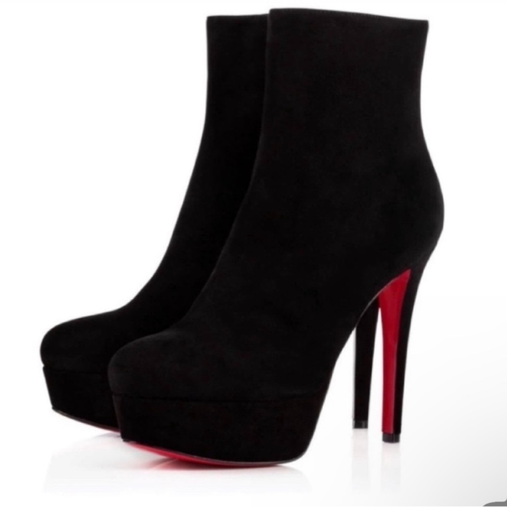 Christian Louboutin Black Heels with Red Soles
